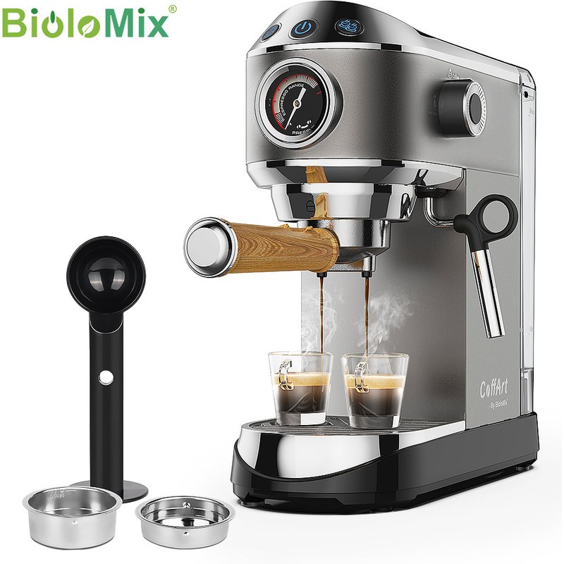 20 Bar with pressure gauge Espresso coffee machine