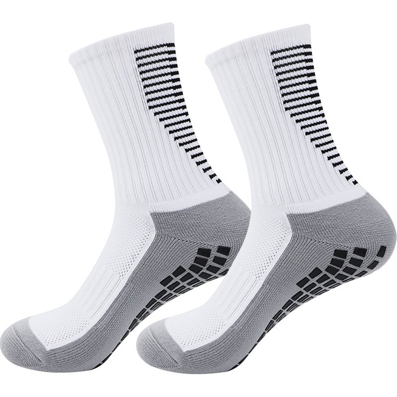 Unisex Men's and women's professional non-slip football socks thick towel bottom in the tube dot men's and women's sports socks basketball socks