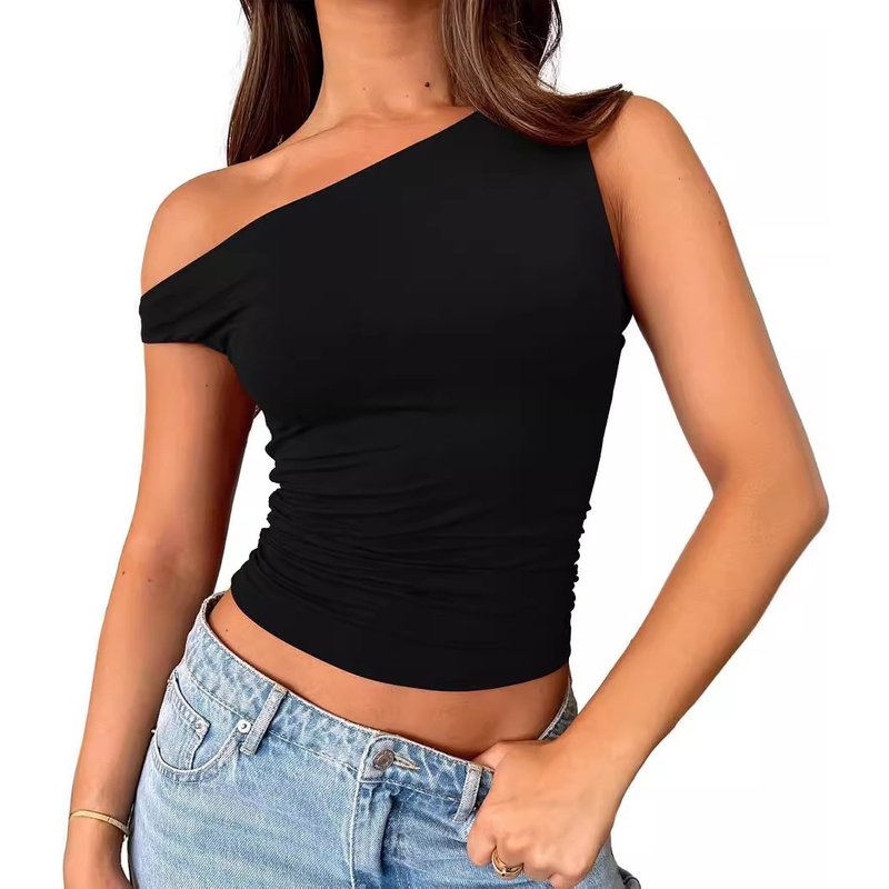 Women's Clothing Solid Color Splicing Decoration Small Short Fashion Vest