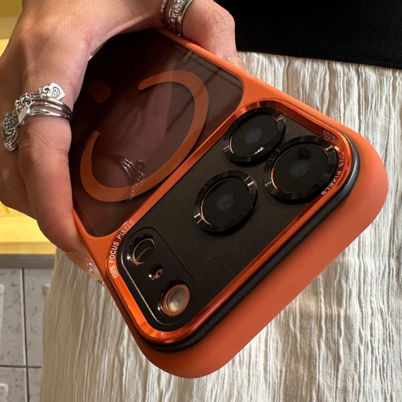 Shockproof Armor Case For Iphone 17 Air 16 15 14 13 12 11 Pro Max Plus Clear Hard PC Soft Bumper Acrylic Cover