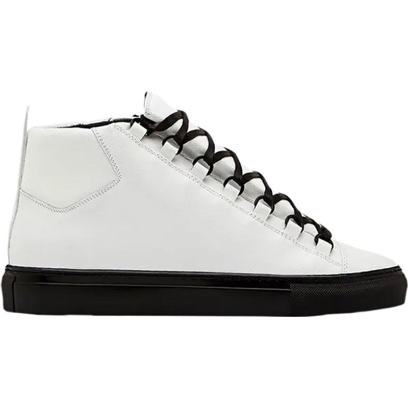 In Stock Summer New European And American Fashion Couple Retro Classic Genuine Leather High-top Casual Sneakers