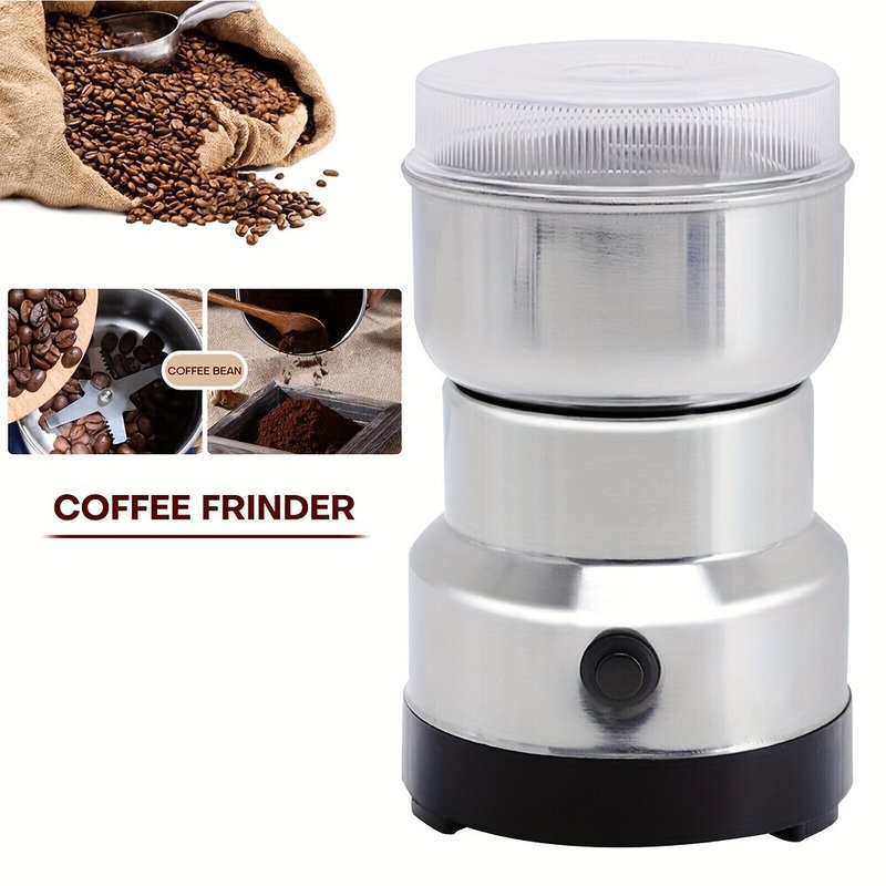 Electric Coffee Bean Grinder Nut Seed Herb Grind Spice Crusher Blender