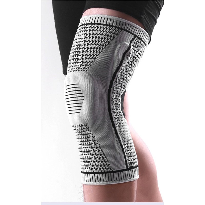 Outdoor Sports Summer Pressure Silicone Spring Breathable for Mountaineering, Running, Basketball, Cycling, Knitted Knee