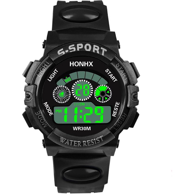 Children's watch Male and female students children's electronic watch LED luminous multifunctional watch ins Unicorn electronic watch