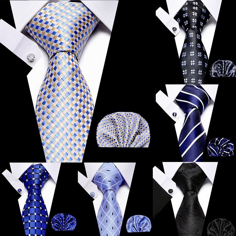 2024 New Hot Selling Professional Formal Wear Business Tie Clothing Accessories Business Fashion Shirts Men's Tie Set
