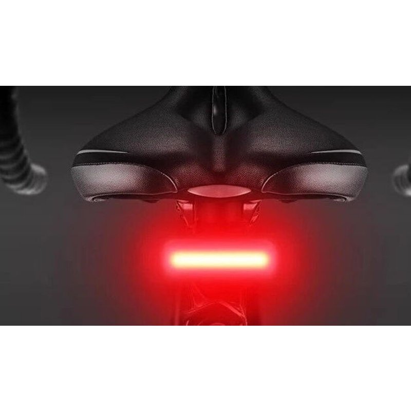 Bicycle Tail Heart-shaped Rechargeable Road Warning Light Mountain Bike Night Riding Cycling Gear