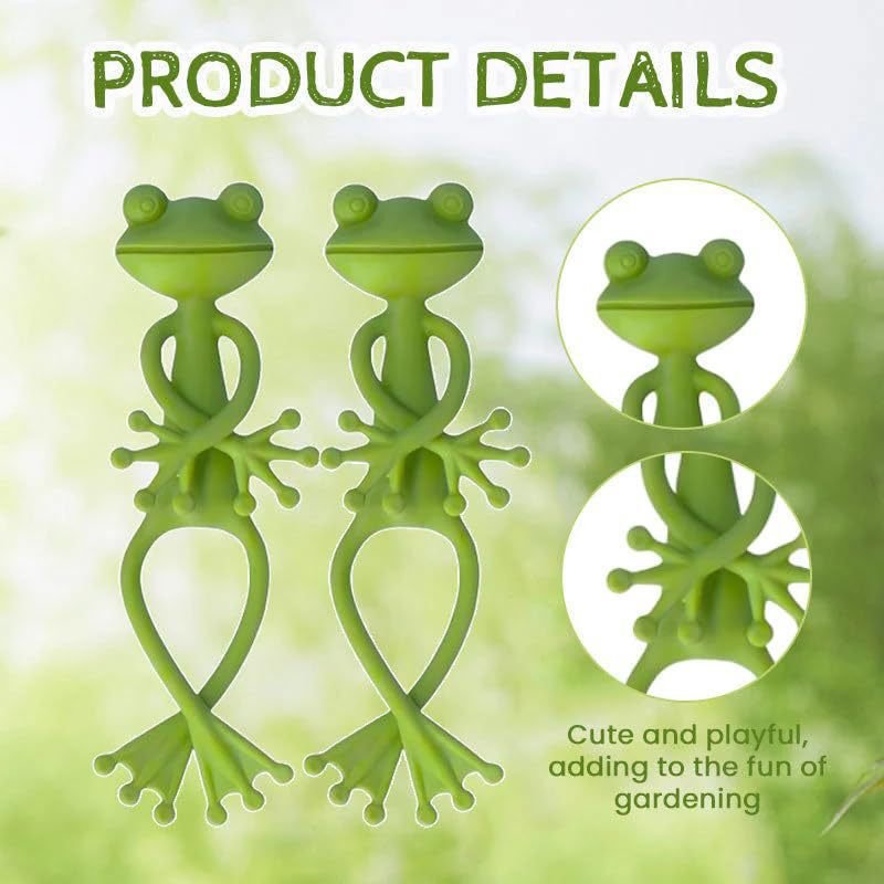 Whimsical Frog Plant Stand – Handcrafted Vine Holder & Mini Garden Decor (Natural Wood Base, Playful Frog Sculpture For Pothos & Trailing Plants)