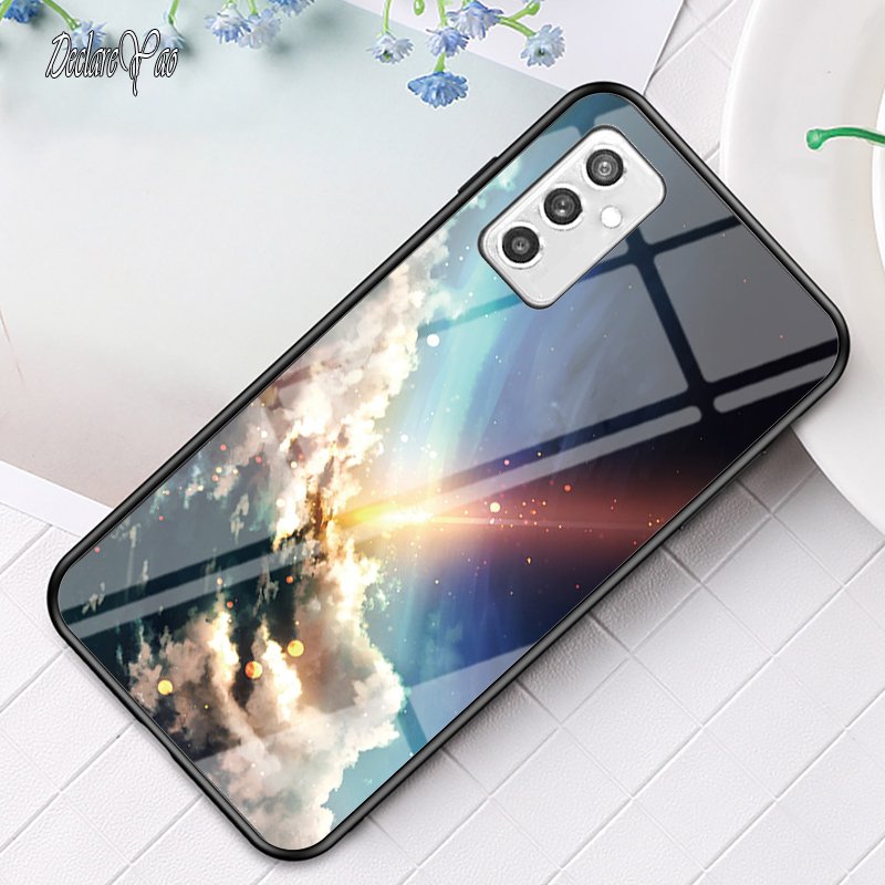 M62 Case DECLAREYAO Hard Glass Cover For Samsung Galaxy M80S M52 M51 31S M31 M30S M21 M20 M11 M10 Case Silicone Ultra Sl