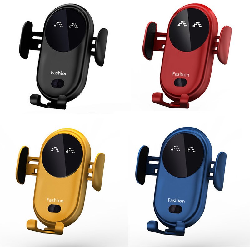 Smart S11 Auto-Sensing Wireless Charger & Phone Holder – 10W Fast Charging, Universal Compatibility (iPhone/Android/Type-C)