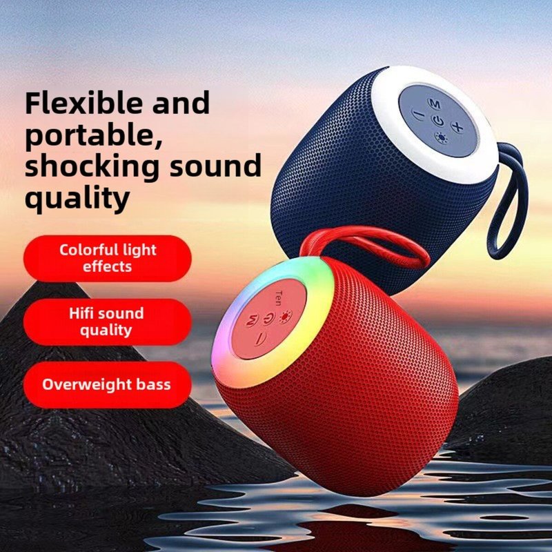 Wireless Speaker, Bluetooth Subwoofer, Outdoor Portable High Volume Car Home Desktop Mini Speaker