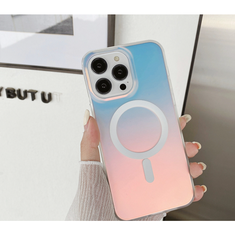 Laser For Compatible With IPhone 17 Pro Max Cool Chameleon 15 Magnetic Phone Case