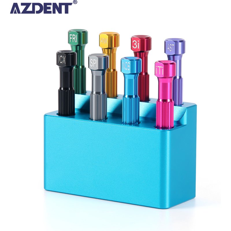 AZDENT Dental Implant Screw Driver Laboratory Stainless Steel Dentistry Tool Kit Micro Screwdrivers Dentist Instrument