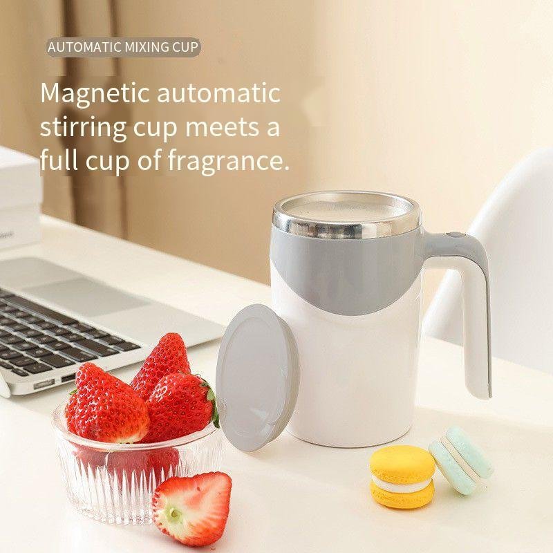 Household stirring cup magnetic charging stirring cup creative gift cup coffee stirring stick cup fully automatic stirring cup