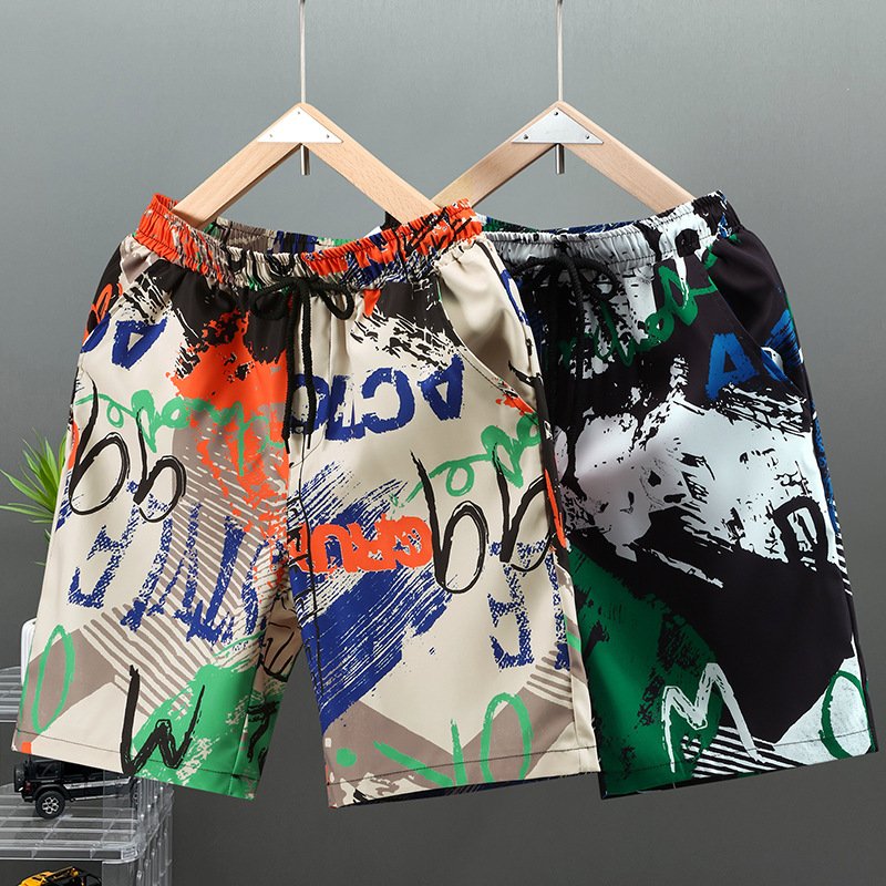 Men's Clothing Men's Shorts Summer Beach Pants Men's Casual Running Sports Shorts Men's Shorts Straight Pants Trendy