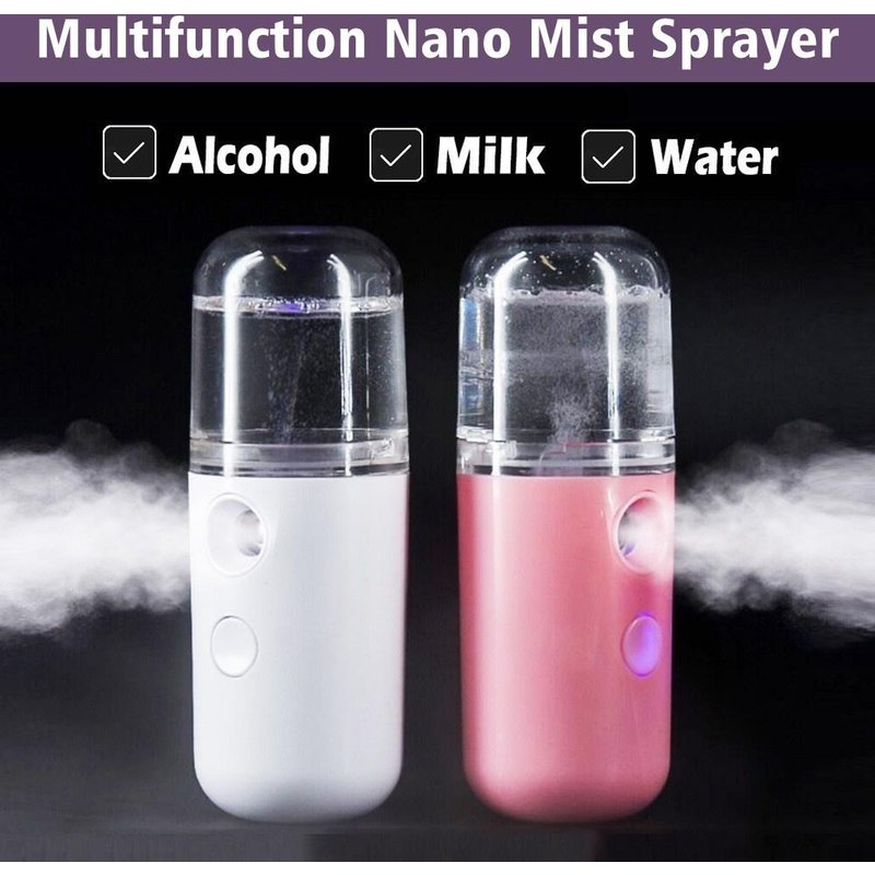 1 Pcs Small Nano Spray Water Replenishing Instrument Sprayer Portable Handheld Humidifier Nano Mist Sprayer