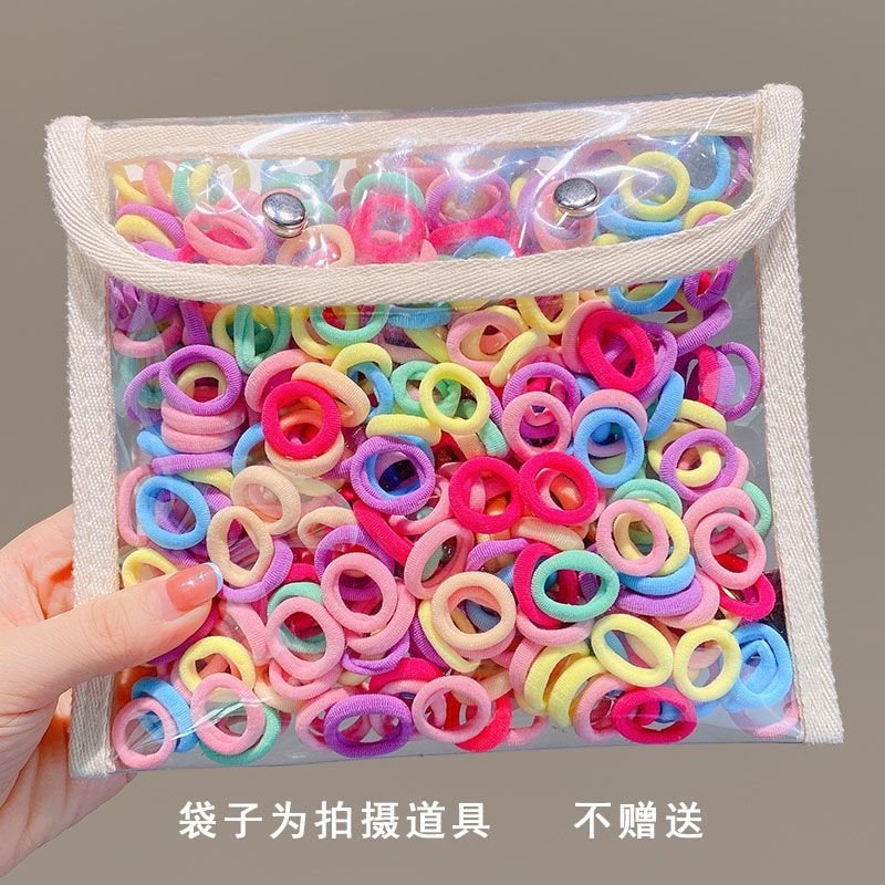 Hair rope children's rubber band does not hurt hair elastic towel ring cute high-value small hair ring girls hair rope hair accessories