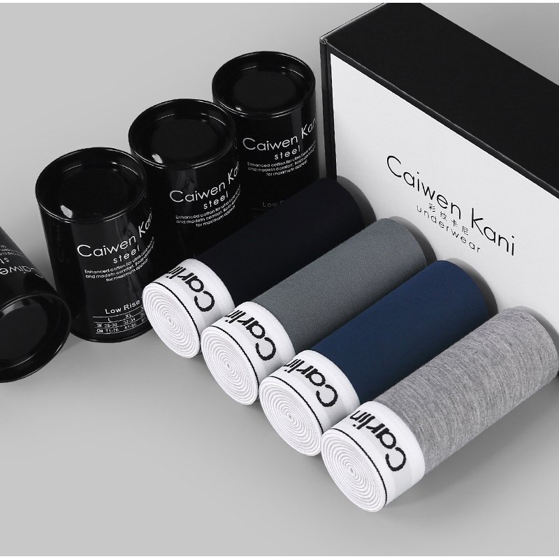 Men's 10A Anti-Bacterial Cotton Boxer Briefs With Tourmaline Technology Breathable, Comfortable Odor-Resistant Underwear For Daily Wear 