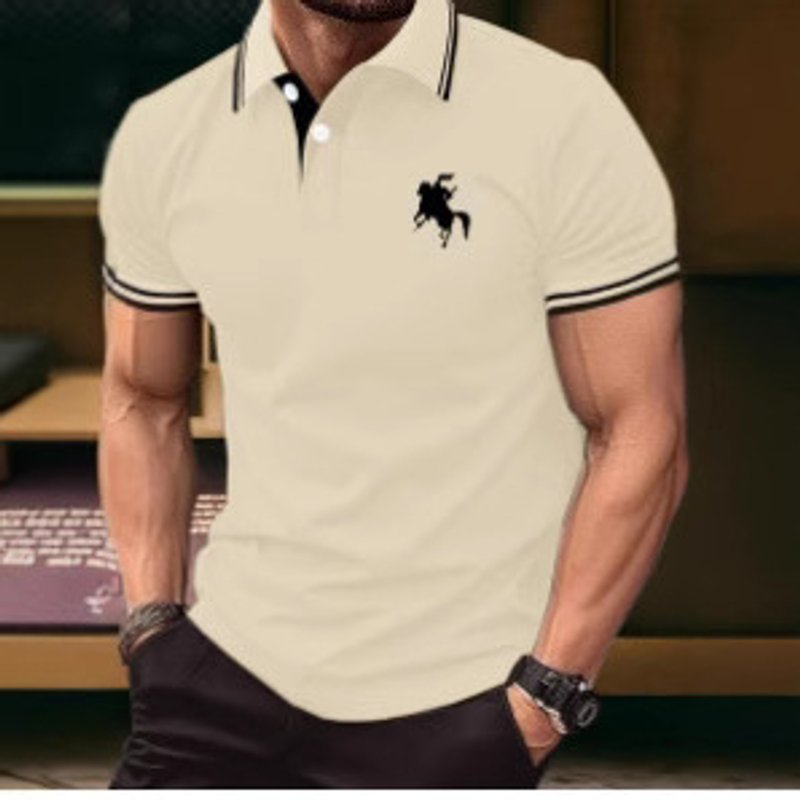 ​​Men's Hawaiian Print Polo Shirt – 3D Printed Short Sleeve Golf Shirt, Breathable & Stylish Summer Casual Wear​​