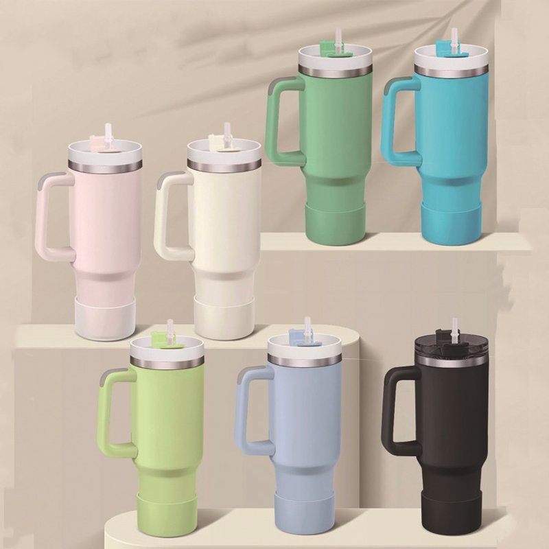 Universal Silicone Cup Sleeve - Non-Slip Protective Cover For Tumblers & Ice Cups (7.5cm, 15 Colors)