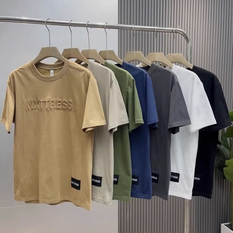 Men's Clothing Style Short Sleeved T Shirt Men's Summer Loose Trendy Brand Half Sleeved Top Korean Version Trend Ins All Match Men's T Shirt