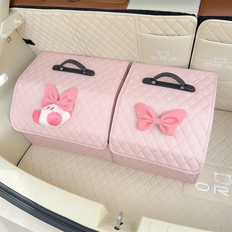 Car bag, car trunk, sorting can be loved, multifunctional storage box, complete collection for women