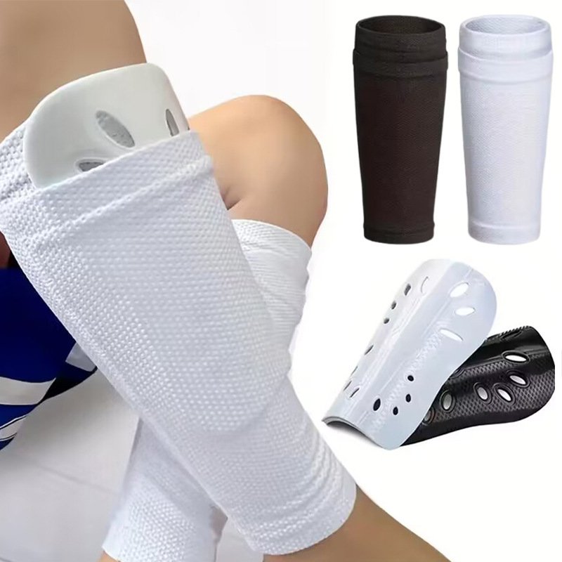 Football Shin Guards Socks Combination EVA Insert Double Layer Shin Guards Children's Sports Training Calf Protection Suit