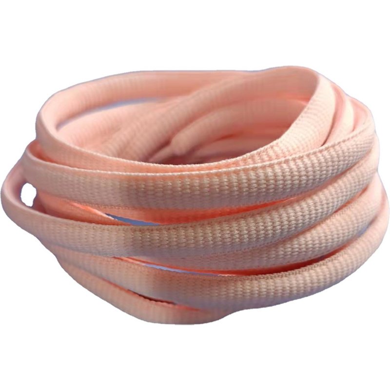 Shoe Accessories bold semi circular shoelaces, color black and white semi circular sports shoelaces,basketball shoelaces