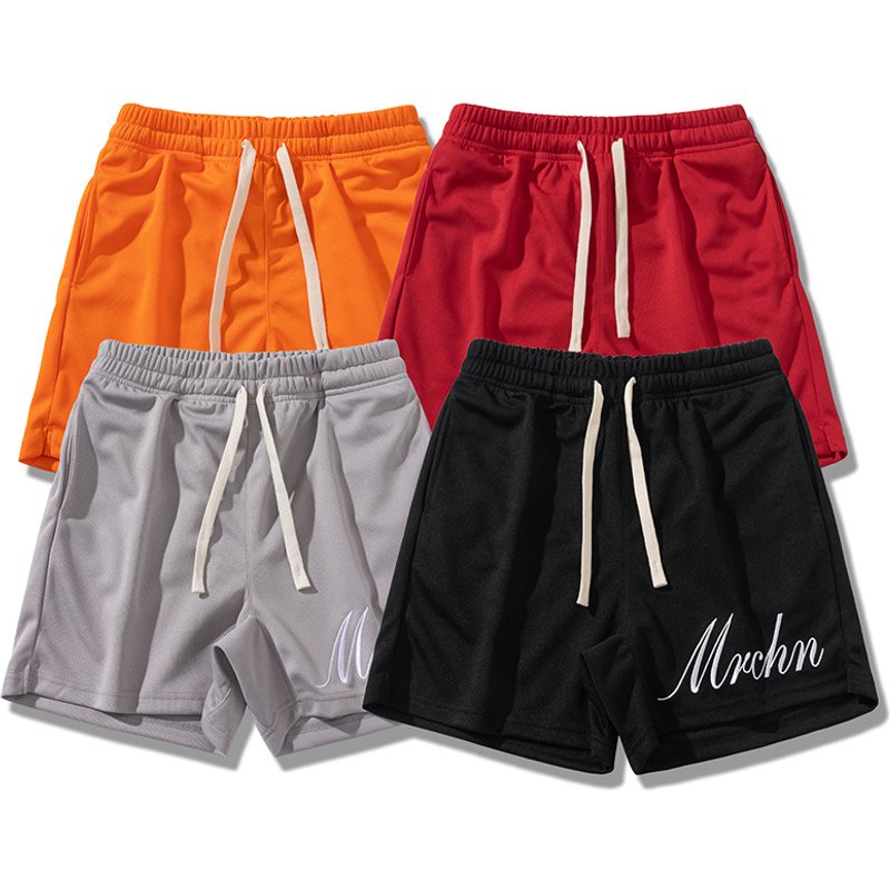 Basketball Shorts New Style Four Point Pants Summer Wear Simple Embroidered Letters Casual Sports Pants Not Above The Knee Shorts Training Pants