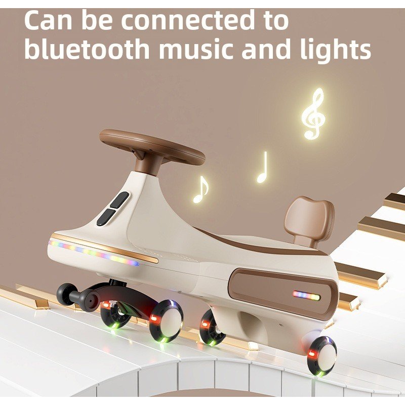 Children's Twisting Car, Boys And Girls 1-3 Years Old, Anti-rollover, Adults Can Take The New Sliding Car, Children's Yo-yo Car