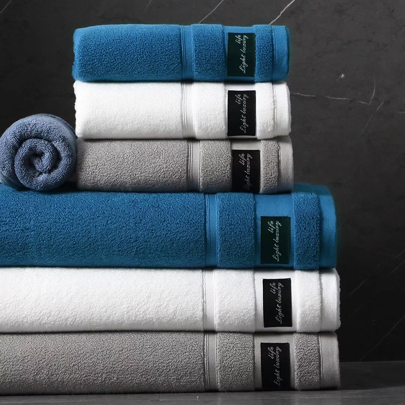 Bath Towel Pure Cotton A Category 80*160 760g 70*140 460g Household Combed Cotton Bath Towel