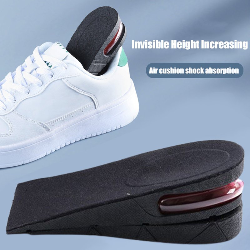 BeautyLife 1 Pair Increase Height Insoles Invisible Air Cushion Eco-friendly Women's Men's Multi-Layer Booster Pads