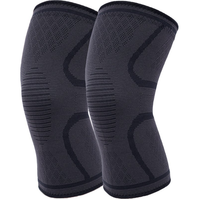 Knitted Nylon Sports Knee Pads For Men And Women Autumn And Winter Badminton Running Fitness Knee Pads Outdoor Mountaineering Warm Knee Pads