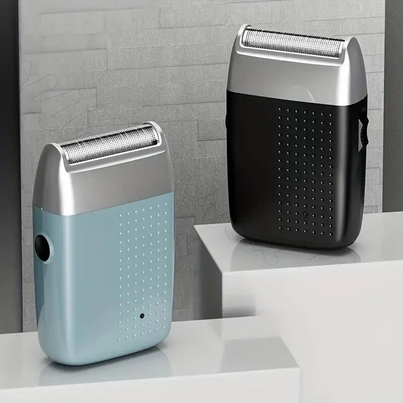 Electric Reciprocating Shaver - Rechargeable Waterproof Men's Razor Professional Barber Grade T9 System