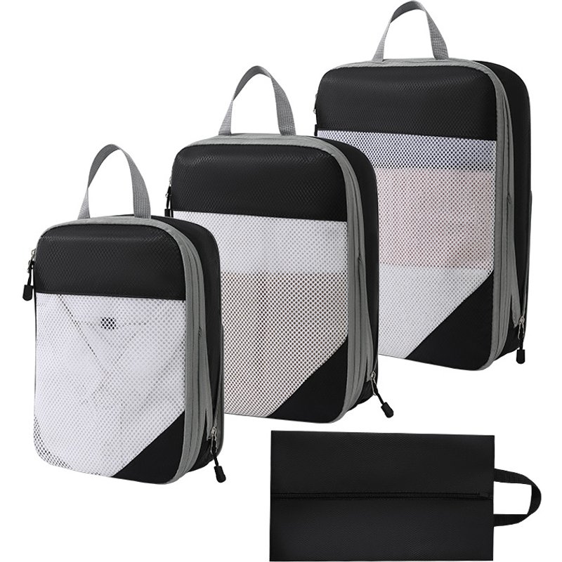 Storage Holders Travel Compression Storage Bag Four Piece Set Waterproof Suitcase Clothing Storage Bag
