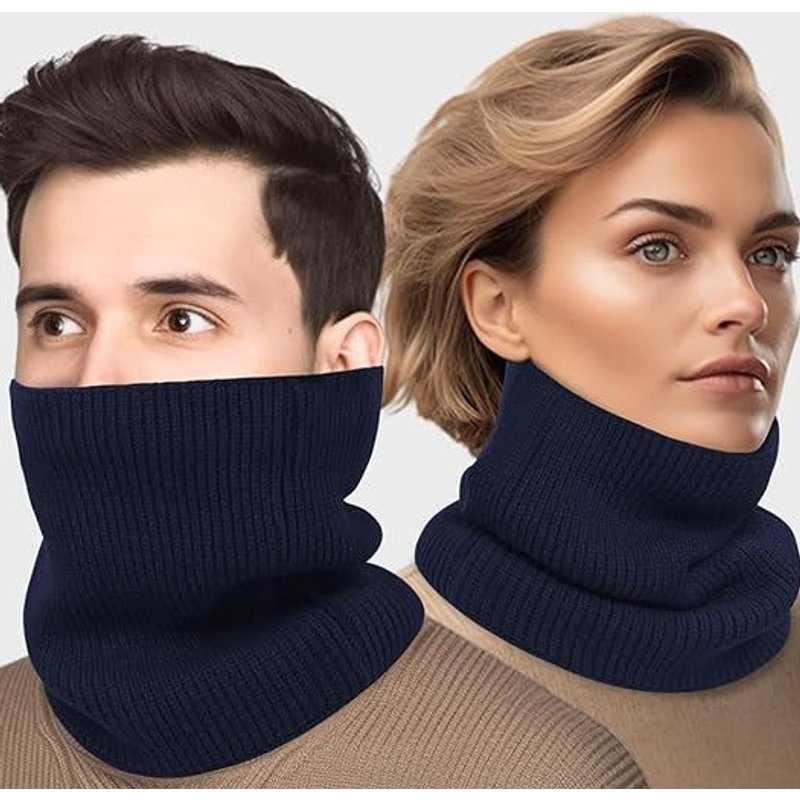 Neck protector, mask, men's and women's winter warm scarves, cold weather skiing, cycling, outdoor sports