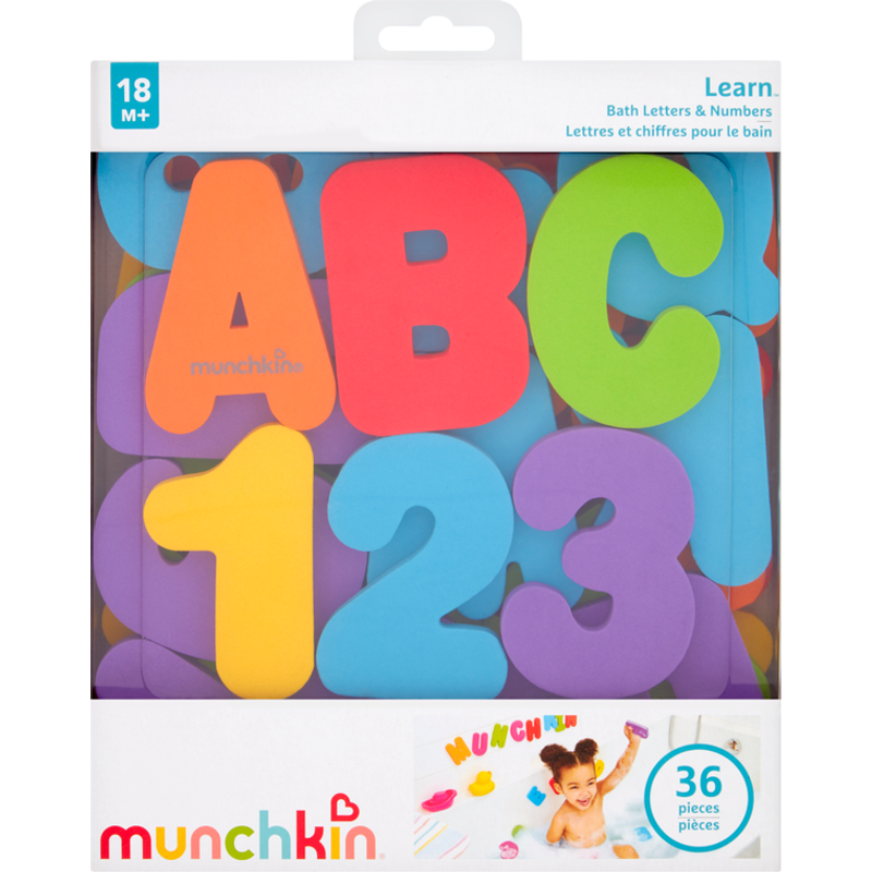 Munchkin Bath Letters & Numbers 18+ Months 36 Pieces
