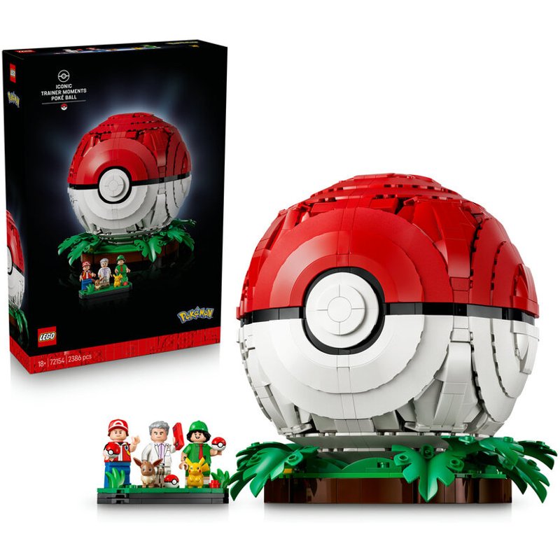 LEGO Pokémon 72154 Iconic Trainer Moments Poké Ball
