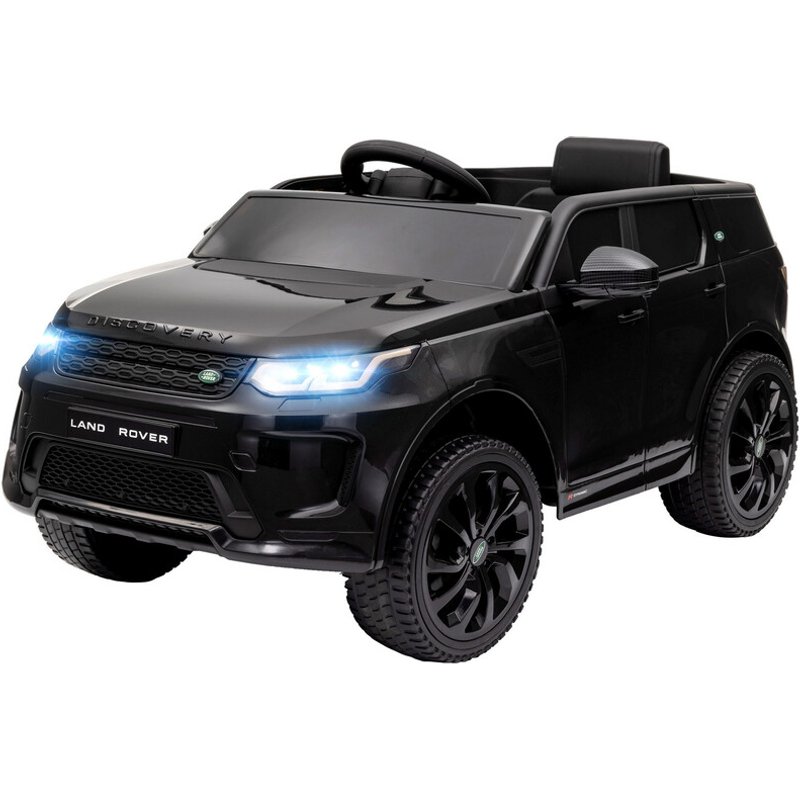 370-343V70BK AIYAPLAY Land Rover Discovery Sport Licensed Kids Electric Car, 12V Ride on Car with Remote Control, LED Lights, Music, Horn, for Ages 3-6 Years, Black