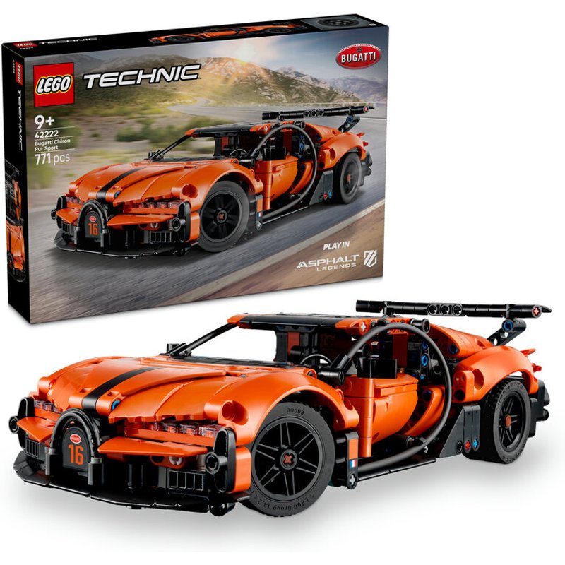 LEGO Technic 42222 Bugatti Chiron Pur Sport Hypercar