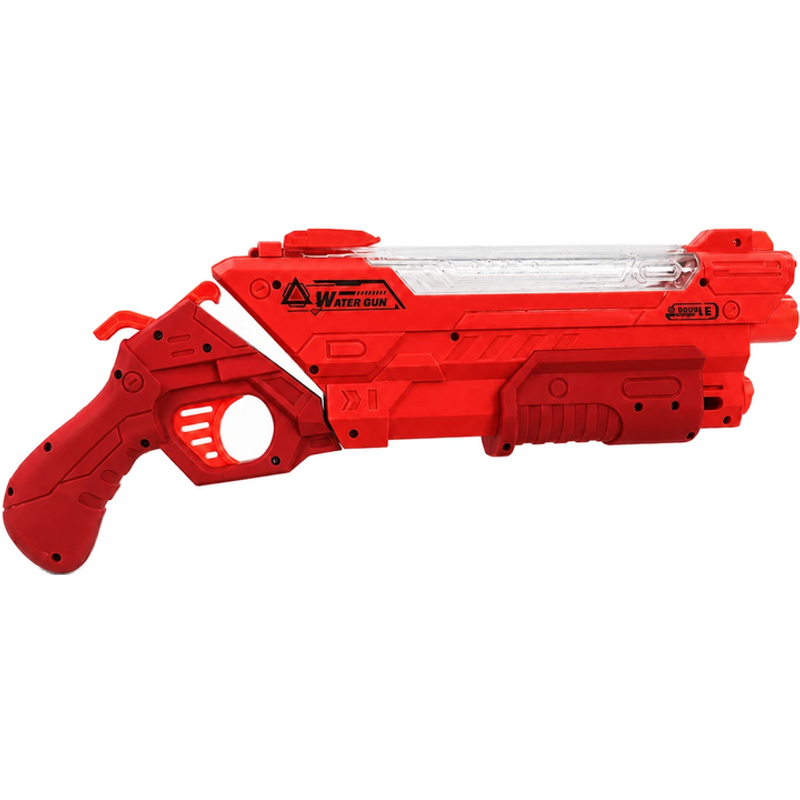 Electric Water Gun Automatic Water Blaster Red 1pc Powerful Electric Pump/USB Rechargeable/Large Capacity/Waterproof & Leak-Proof/8-10M Range, Halloween and Christmas gifts