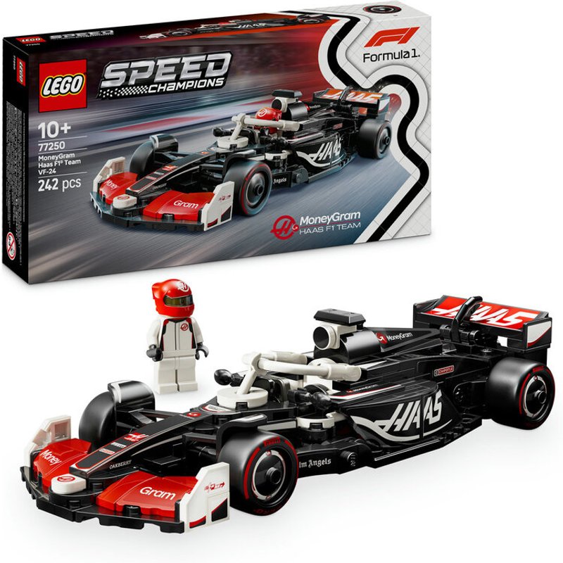 LEGO Speed Champions 77250 MoneyGram Haas F1® Team VF-24 Race Car