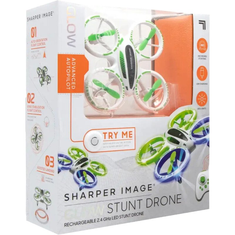 Sharper Image LED Stunt Glow Drone
