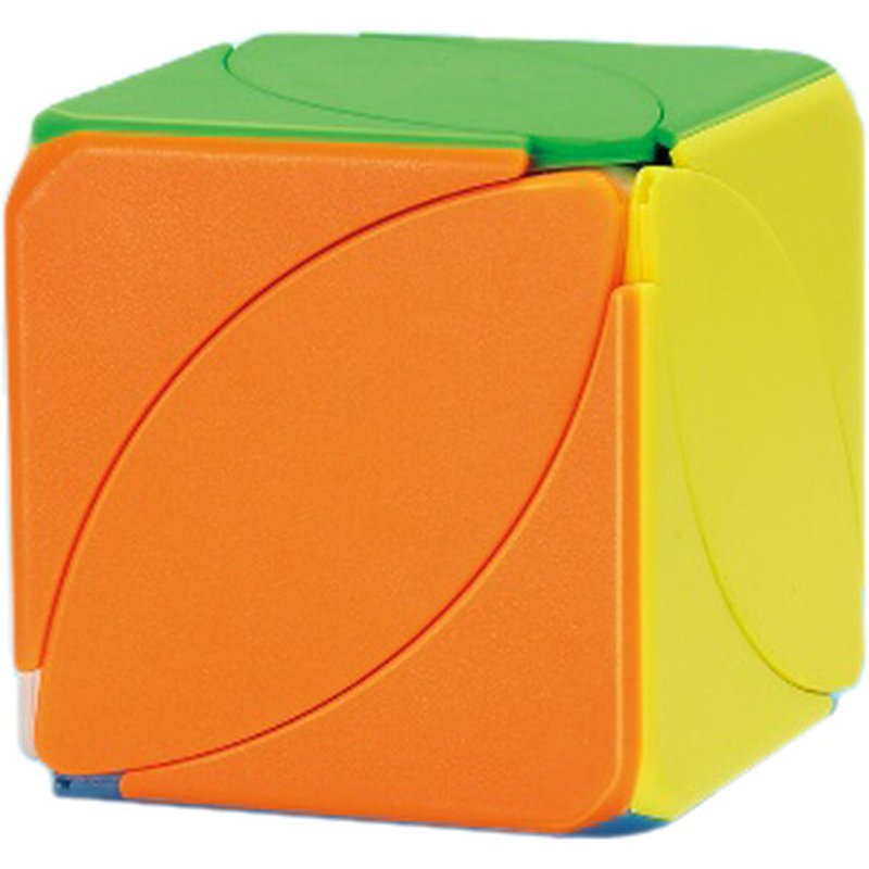 Maple Leaf Shape Mod Cube, Stickerless Solid Color, Unique Shape-Shifting Puzzle