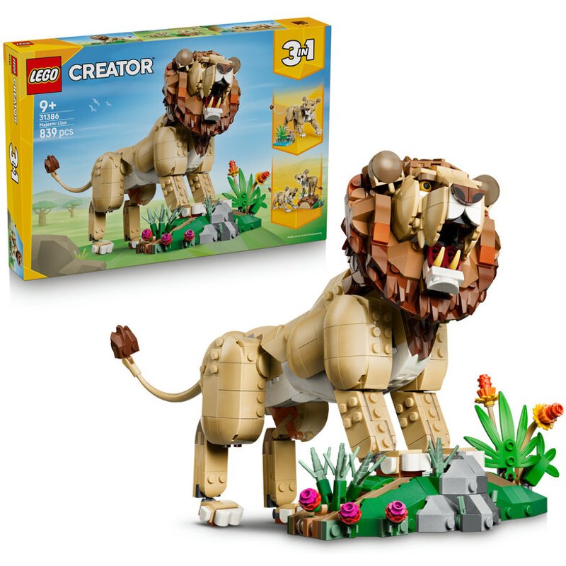 LEGO Creator 31386 Wild Animals: Majestic Lion