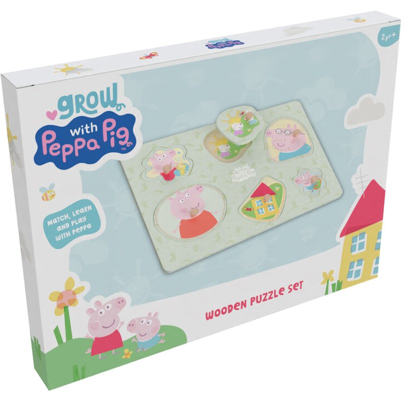 Peppa Pig Wooden Lift Out Puzzle