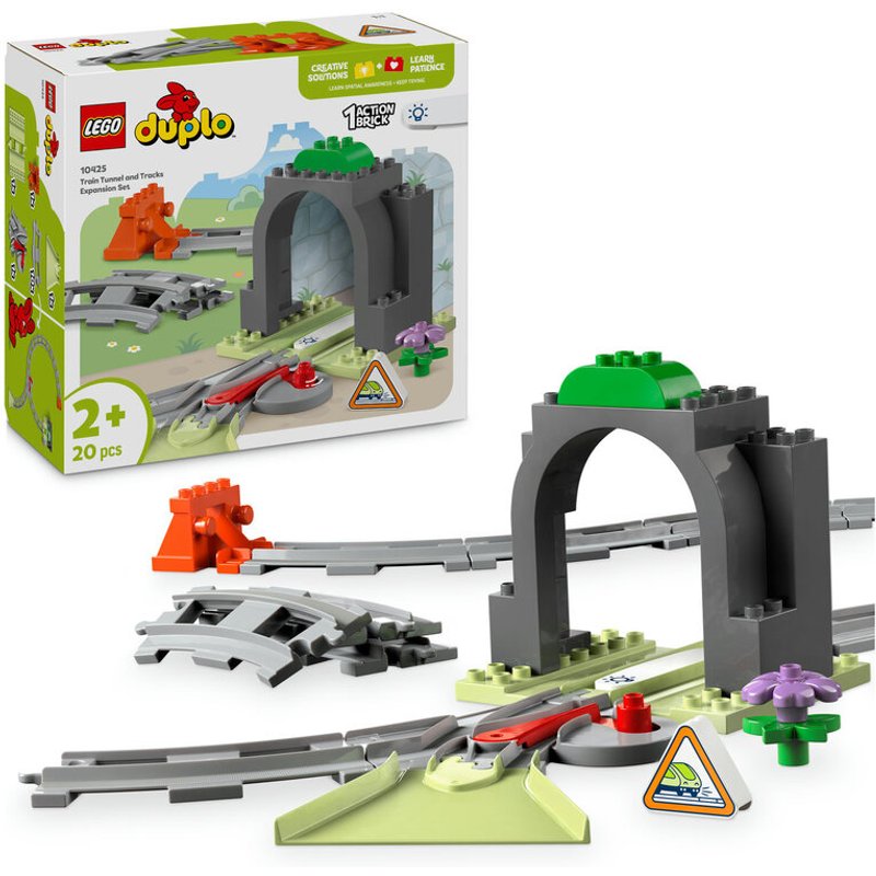 LEGO DUPLO Town 10425 Train Tunnel and Tracks Expansion Set
