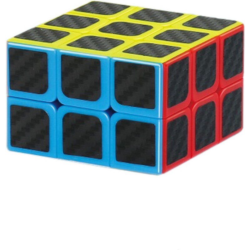 2x3x3 Cuboid Puzzle with Black Carbon Fiber Stickers, Non-Standard Shape Mod, Halloween and Christmas gifts