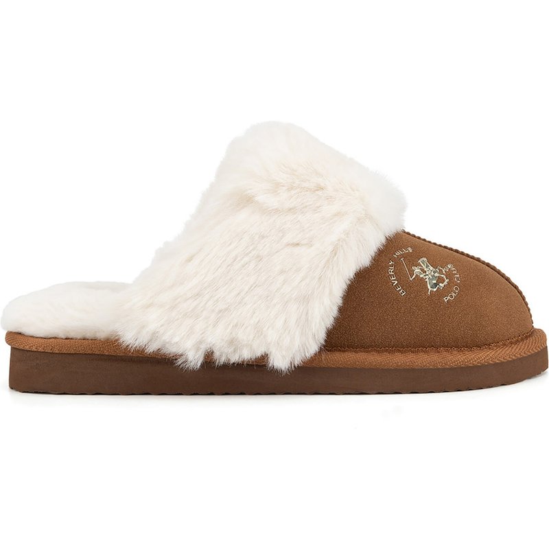 Hausschuhe Beverly Hills Polo Club WFA3417-1 Braun