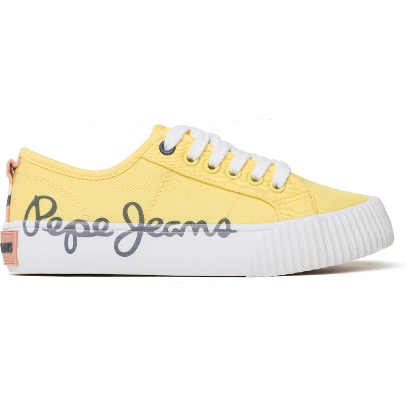 Sneakers aus Stoff Pepe Jeans Ottis Log G PGS30577 Gelb