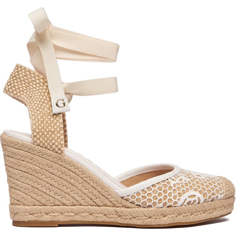 Espadrilles Guess FLJCHY FAL04 Weiß